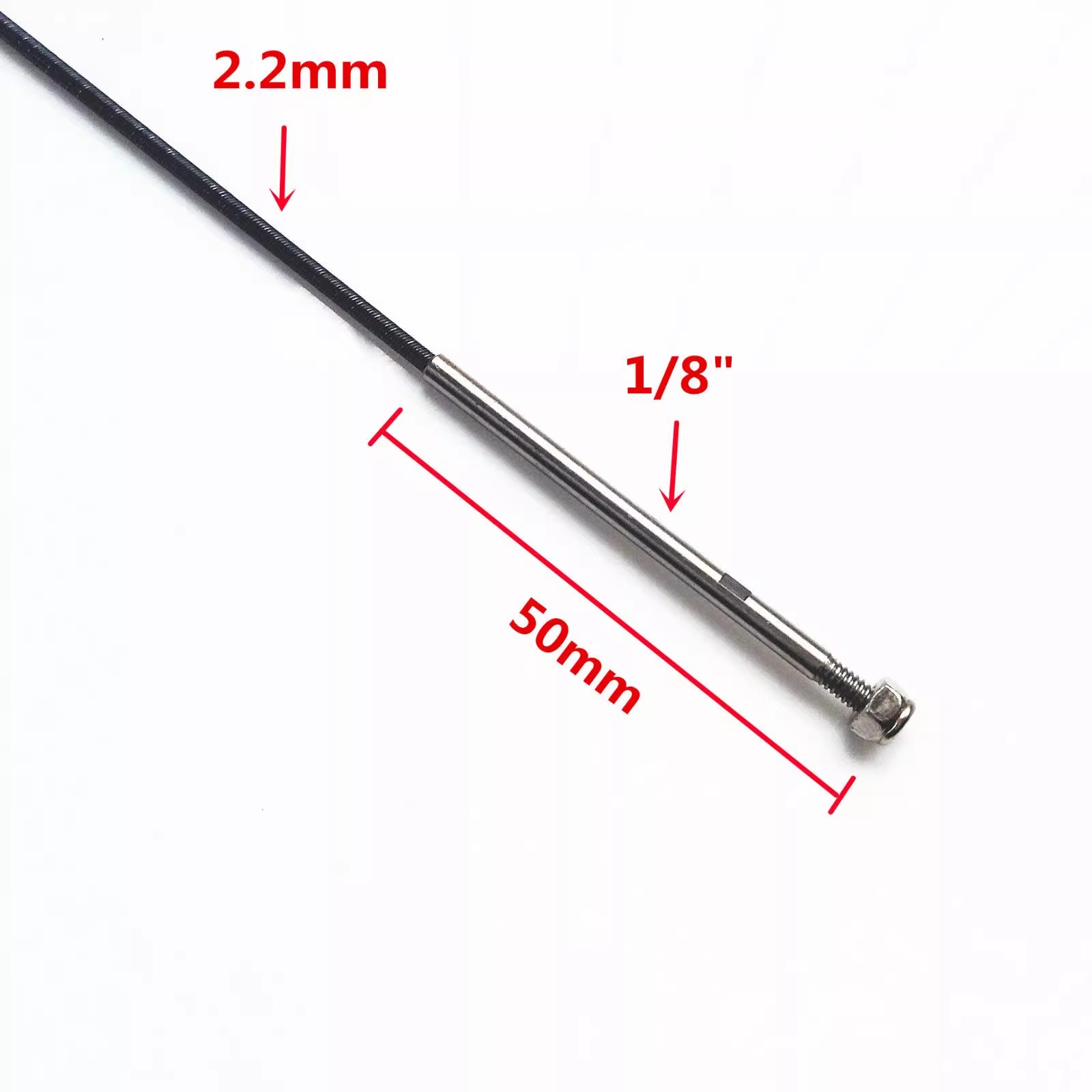 Shaft Flex Stiff - 3.175 มม.แบบบูรณาการ Flex SHAFT 2.2 +