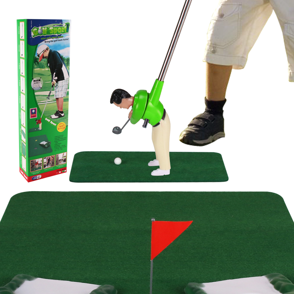 Golf Equipment Kit - ชุดตุ๊กตามินิกอล์ฟคลับสำหรับเด็ก, ของเล่นแบบพกพาทั้งในและนอกอาคารเกมสำหรับงานเลี้ยงแบบโต้ตอบของขวัญวันเกิด