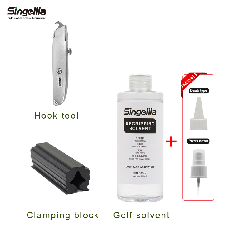 ใหม่กอล์ฟคลับ Grip Kit แถบเทปก - Golf Equipment Kit บทวิจารณ์และราคา